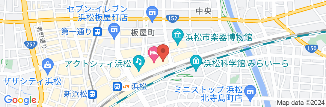 オークラアクトシティホテル浜松(オークラホテルズ&リゾーツ)の地図