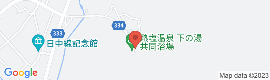 会津熱塩温泉 ますや旅館の地図