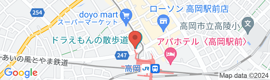 高岡マンテンホテル駅前(マンテンホテルチェーン)の地図