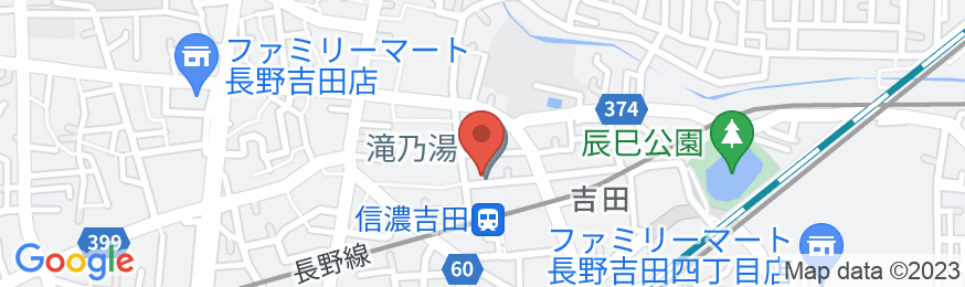滝の湯<長野市>の地図