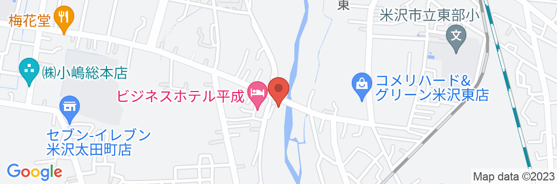 ビジネスホテル平成<山形県>の地図