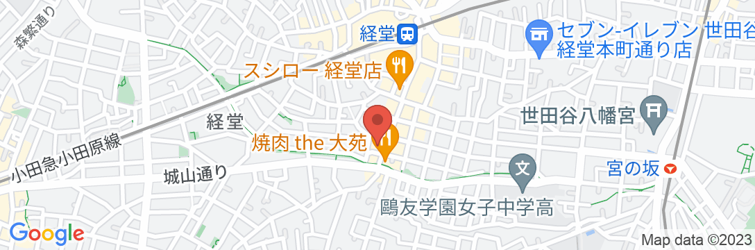 ビジネスホテル経堂の地図