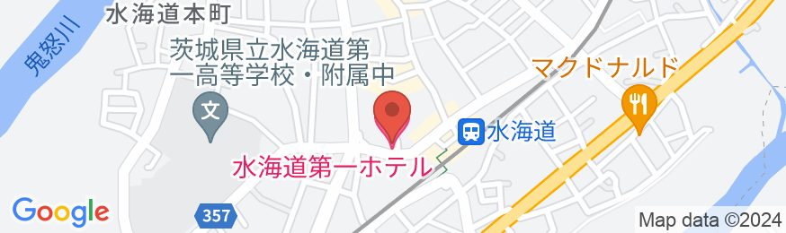 水海道第一ホテルの地図