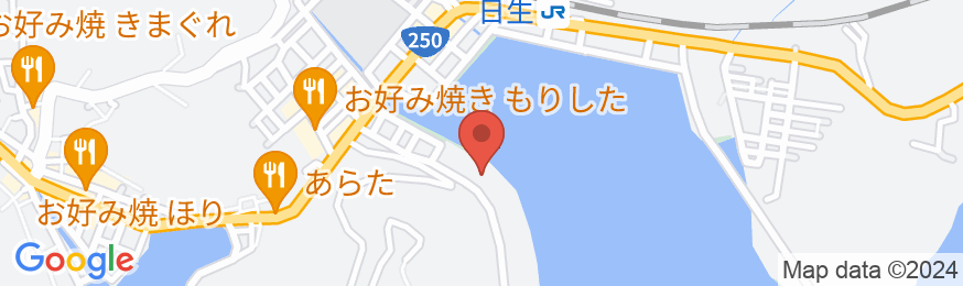 岡山日生 料理旅館 魚美味倶楽部 美晴の地図