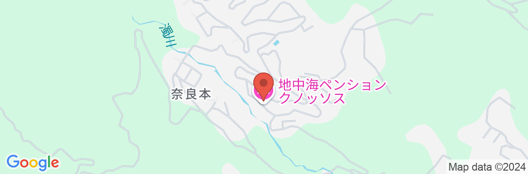 熱川温泉 地中海ペンション クノッソスの地図