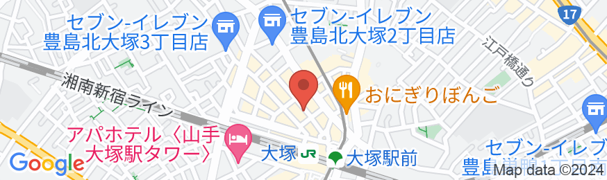 大塚ステーションホテルの地図