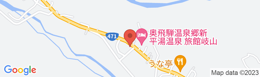 奥飛騨温泉郷 素泊民宿 ほらぐちの地図