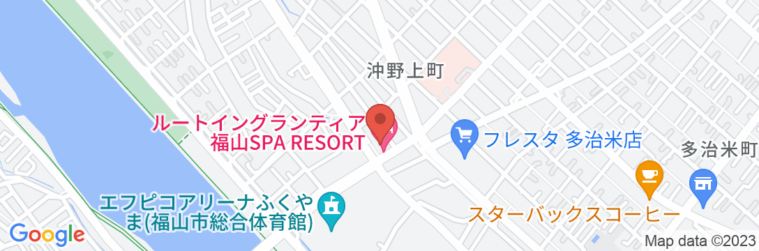 福山天然温泉ルートイングランティア福山SPA RESORTの地図