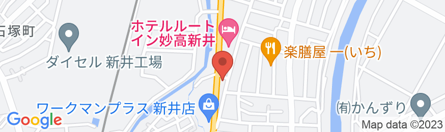 ホテルルートイン妙高新井の地図