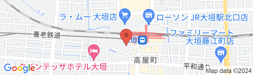 アパホテル〈大垣駅前〉の地図