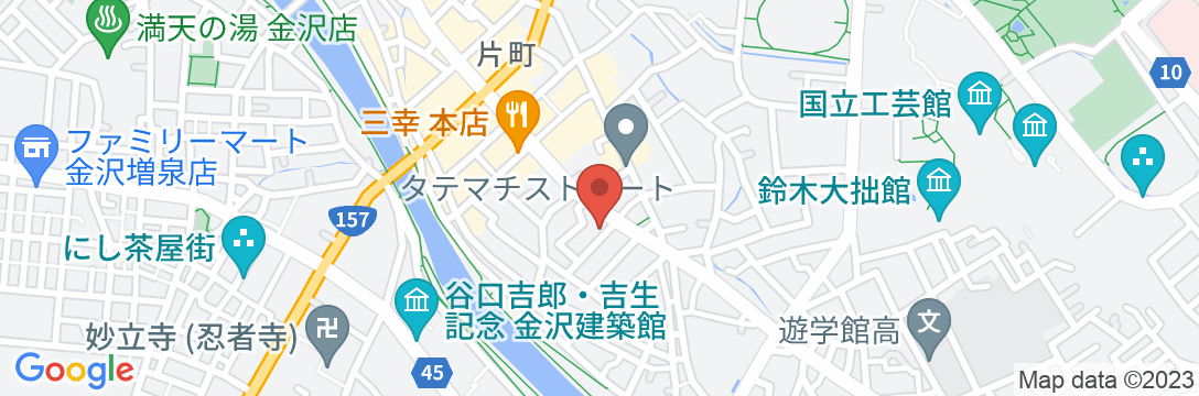 アパホテル〈金沢片町〉(全室禁煙)の地図