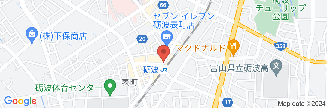 アパホテル〈砺波駅前〉の地図