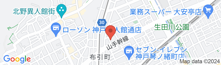 ホテルピエナ神戸の地図