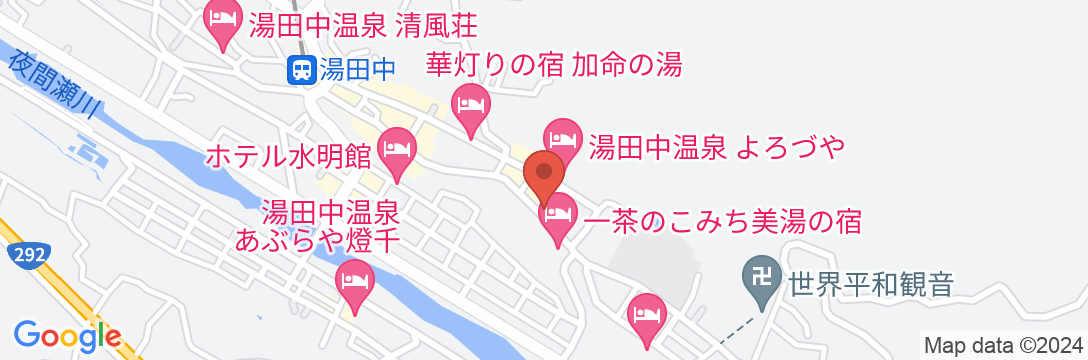 湯田中温泉 島屋の地図