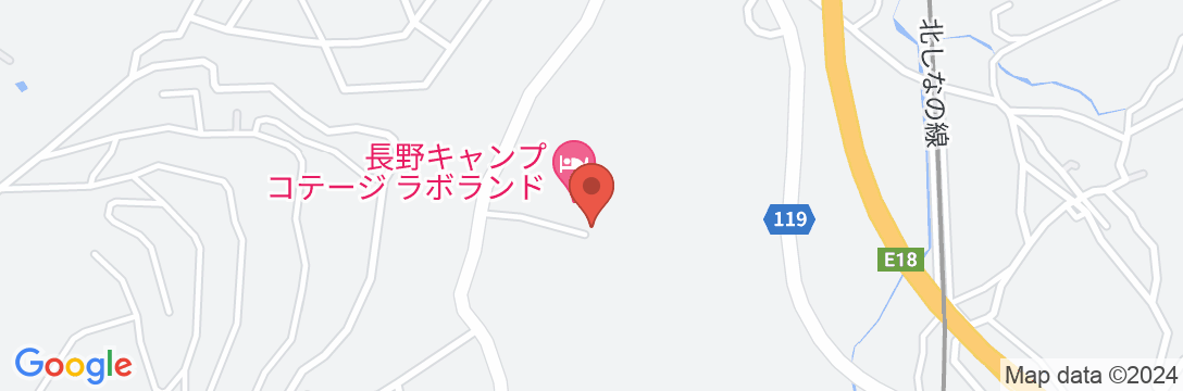 ラボランド くろひめ(貸別荘コテージ)の地図
