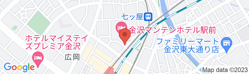 金沢マンテンホテル駅前(マンテンホテルチェーン)の地図