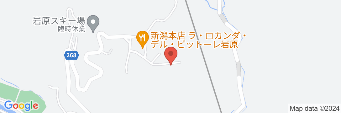 ホテル サンパレス<新潟県湯沢町>の地図