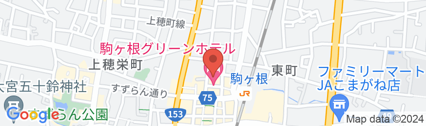 駒ヶ根グリーンホテルの地図
