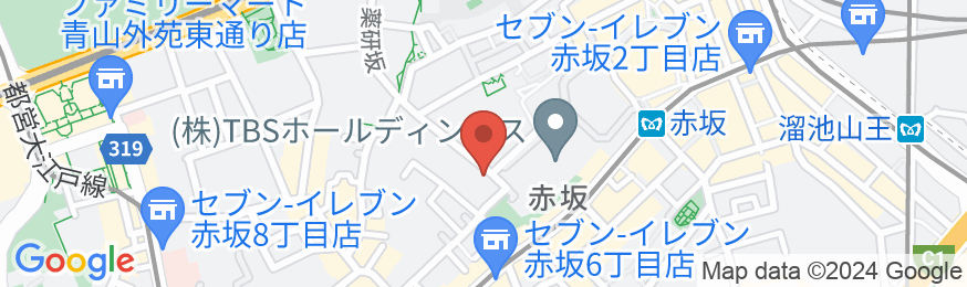the b 赤坂(ザビー あかさか)の地図