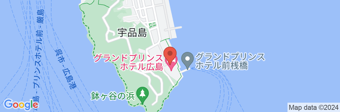 グランドプリンスホテル広島の地図