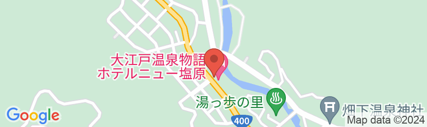 大江戸温泉物語 ホテルニュー塩原の地図