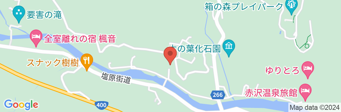 塩原温泉 ガストホフ夢木香の地図