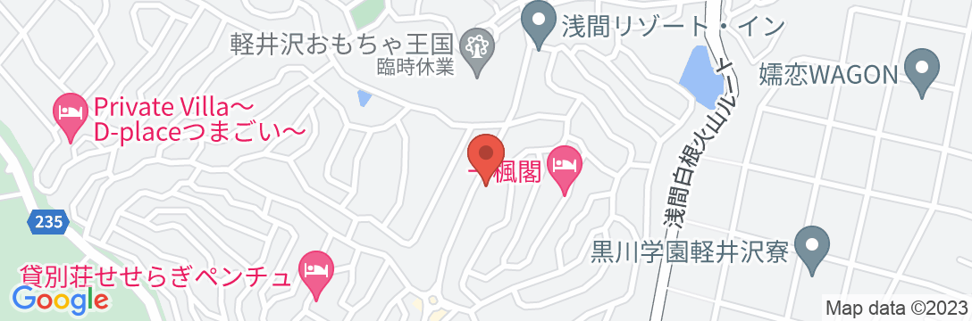VHP軽井沢の地図