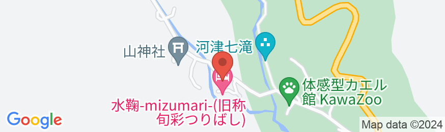 河津七滝温泉 峠の湯 大家荘の地図