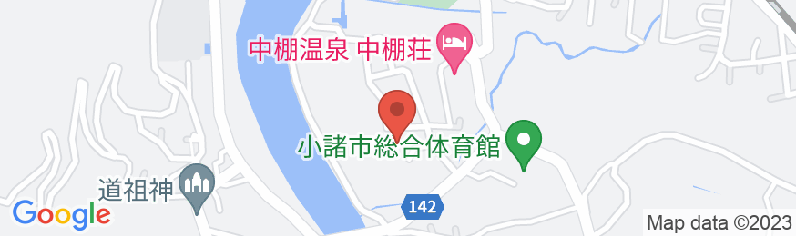島崎藤村ゆかりの宿 中棚荘の地図