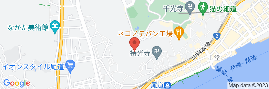 尾道ビュウホテル セイザンの地図