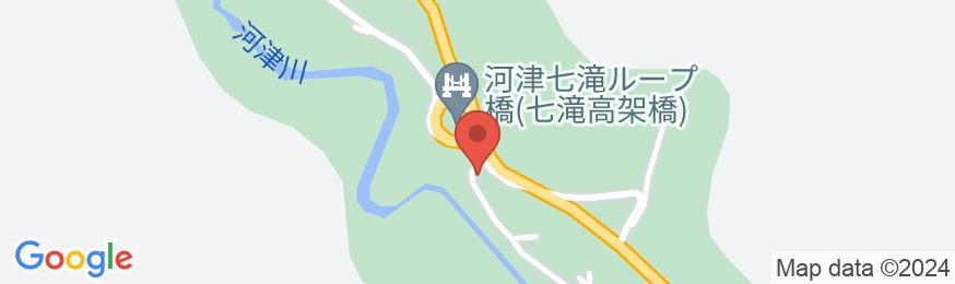やすらぎの温泉宿 河津七滝温泉 旅館 青木の坂の地図