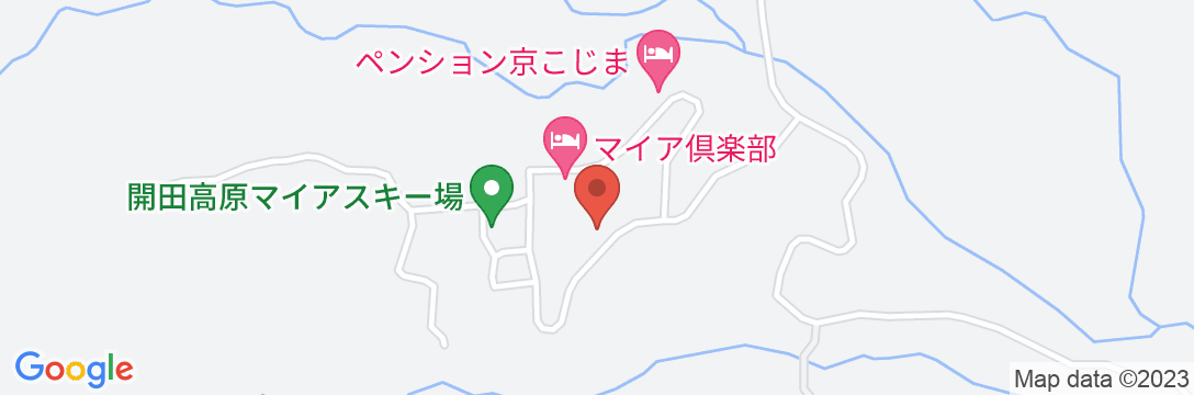 信州・開田高原 天空の宿 京こじまの地図