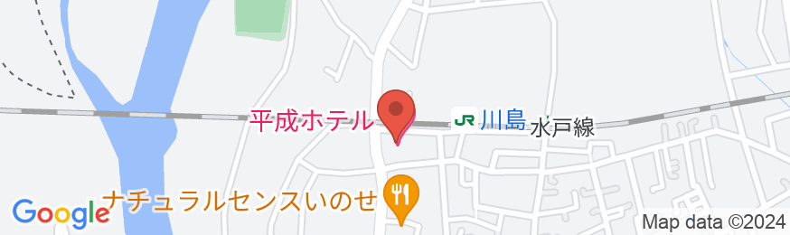 平成ホテルの地図