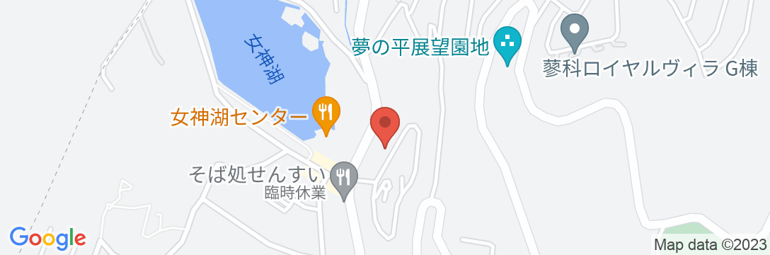 ペンション ティータイム<長野県>の地図