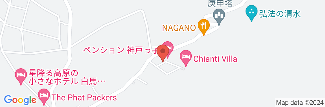 ペンション 神戸っ子の地図