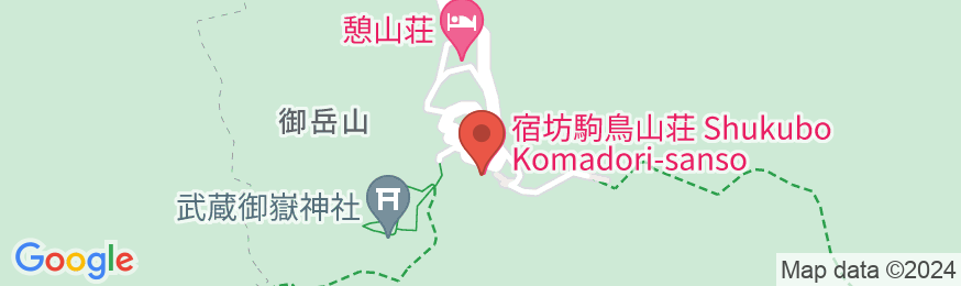 駒鳥山荘の地図