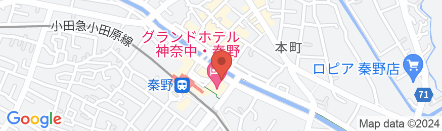 グランドホテル神奈中・秦野の地図