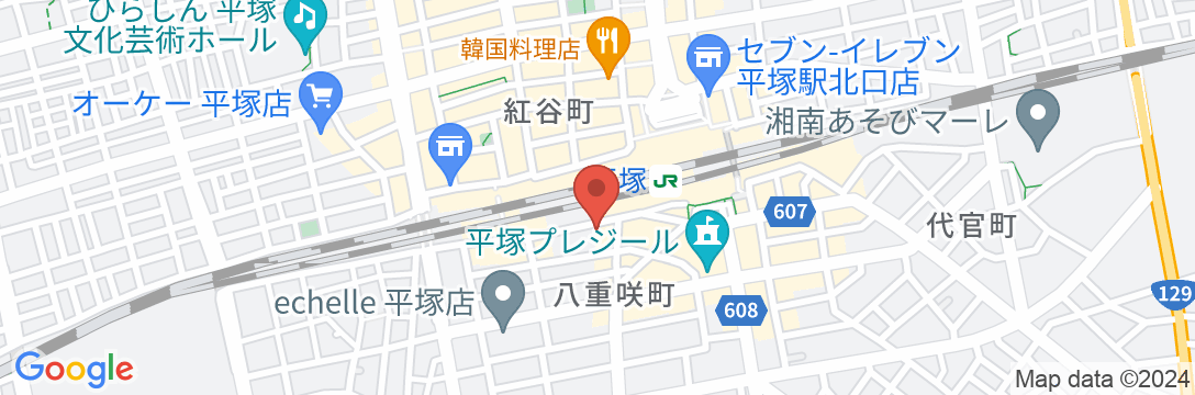 グランドホテル神奈中・平塚の地図