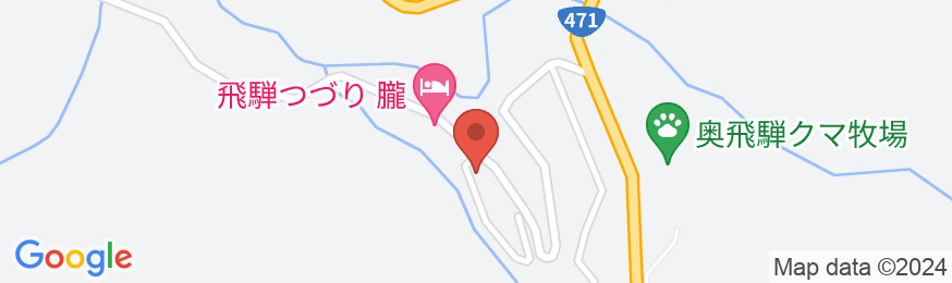 奥飛騨ガーデンホテル焼岳の地図