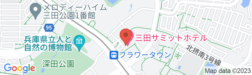三田サミットホテルの地図