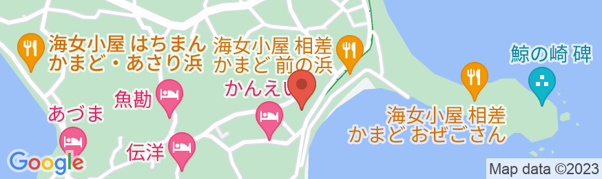 榊原温泉 鳥羽・相差 海女の宿 ひょうすけの地図
