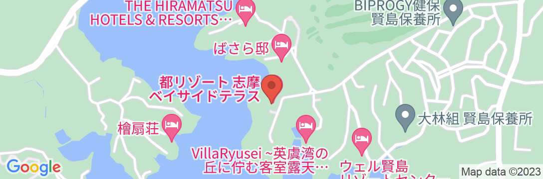 都リゾート 志摩 ベイサイドテラス (旧 海辺ホテル プライムリゾート賢島)の地図