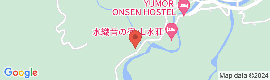 奥土湯温泉郷 山峡のいで湯 小滝温泉の地図