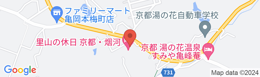 里山の休日 京都・烟河(けぶりかわ)の地図