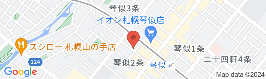 ホテルコトニ札幌の地図