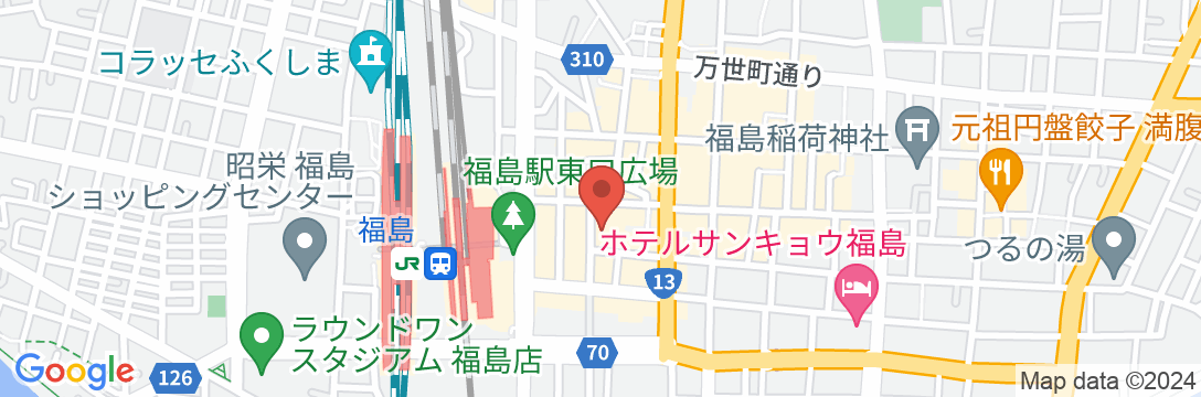 シルクホテル<福島県>の地図
