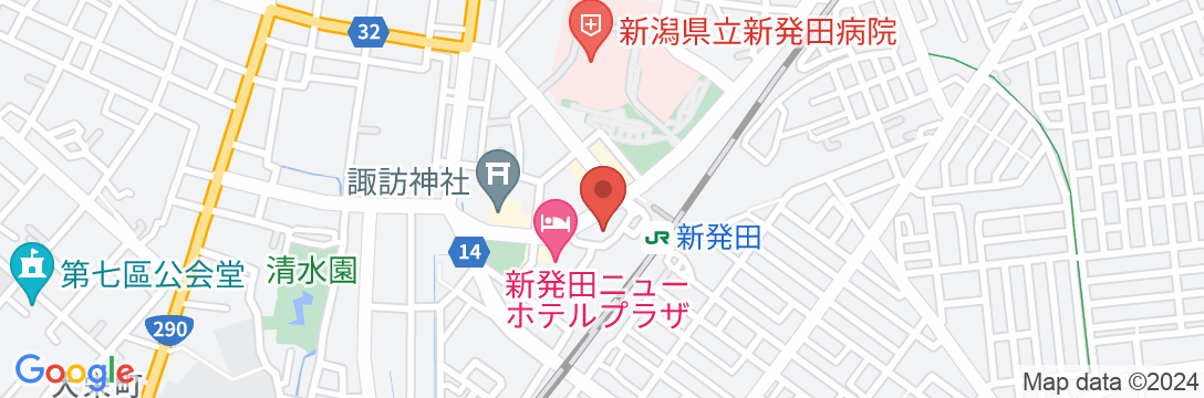 新発田第一ホテルの地図
