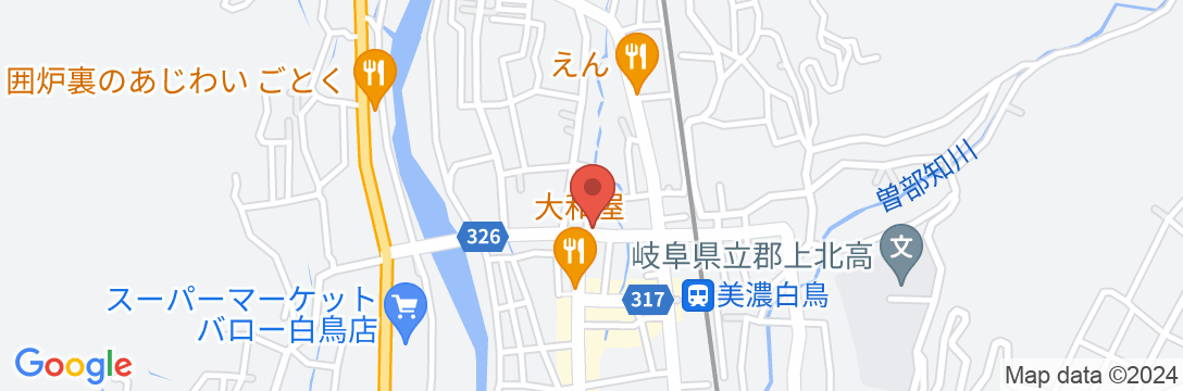 浅野屋料理旅館の地図