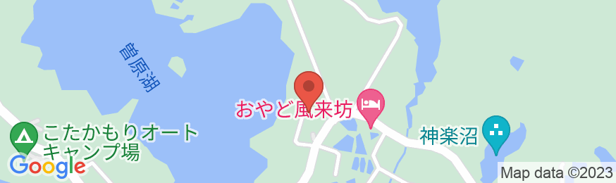 裏磐梯高原 リゾートペンション藍の地図