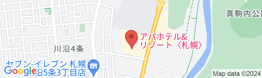 アパホテル&リゾート〈札幌〉の地図